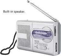 [Radio de bolsillo mejorada] Receptor portátil multifunción con altavoz y antena telescópica - Radio de bolsillo - details 0