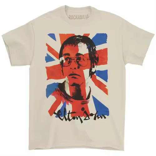 CAMISETA ELTON JOHN BLANCO L - 1