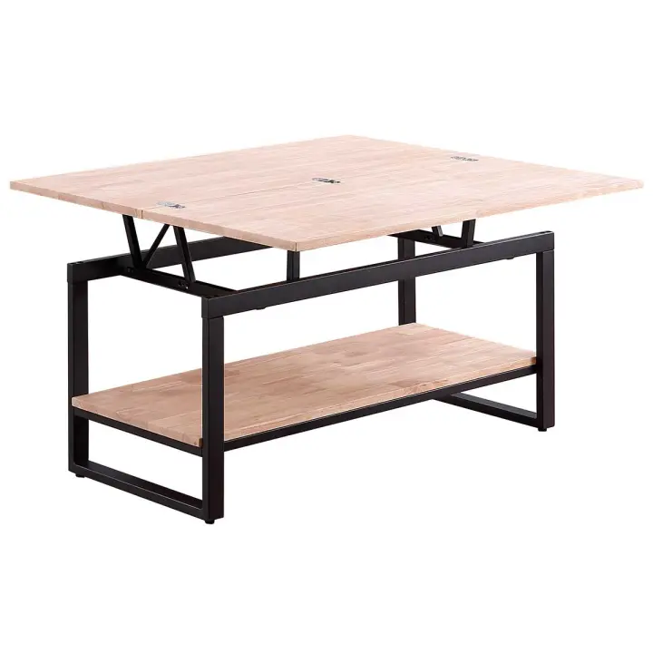 Mesa de centro Steve elevable y extensible + estante inferior Adec - 1