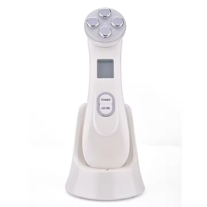 Rodillo De Rejuvenecimiento Facial Portátil Masajeador De Piel Elevación LED Terapia De Luz Para El Rostro Uso Doméstico - 1