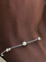 Pandora - Pulsera de Cadena con Perlas cultivadas de Agua Dulce - details 1