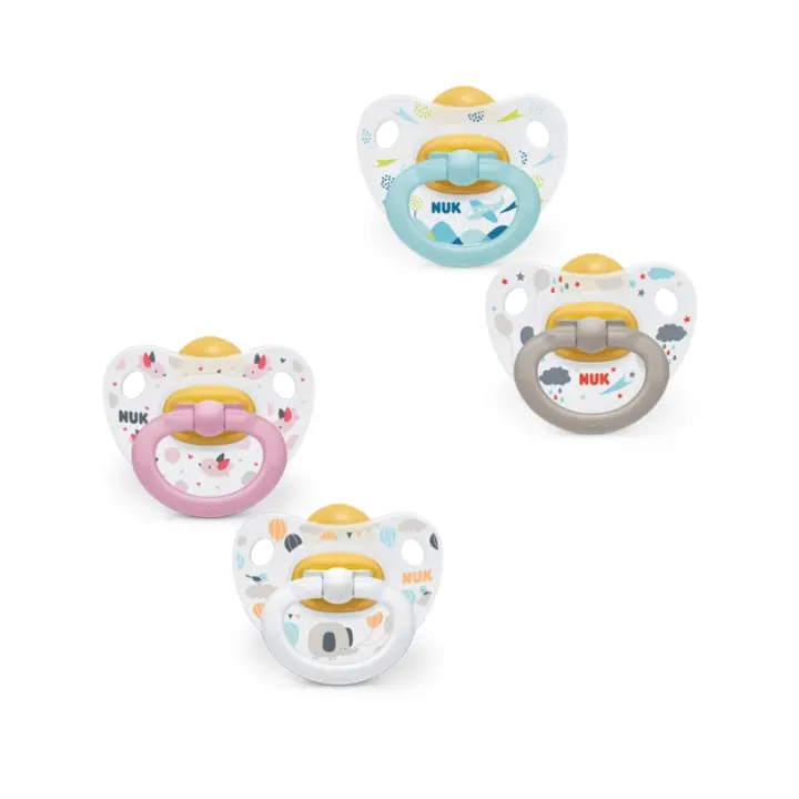 NUK CHUPETE LATEX  DIA HAPPY COLLECTION 0-6M 2U. - 1