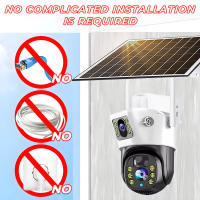 Cámara Solar 8MP 4G WiFi Doble Lente CCTV 4K Pantalla Dual Protección De Seguridad Detección Humana PTZ Impermeable Al Aire Libre Cam - details 3