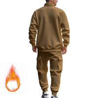 Conjunto Deportivo Casual Para Hombres Verano Otoño Invierno Con Cierre De Cremallera Y Veludo Tejido De Poliéster Talla S a XXXL - details 120