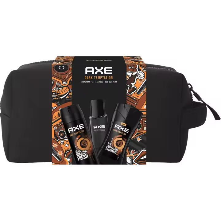 AXE Dark Tempation Trio neceser estuche con desodorante bodyspray + gel de ducha + aftershave【ROUA】 - 1