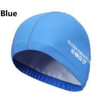 Gorro De Natación Impermeable Para Adultos Talla Grande Con Protección De Orejas Para Hombres Y Mujeres Color Variado PU De Terciopelo Negro Gris Blanco Rosa Fútbol Americano Estilo Deportivo - details 9