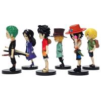 Figuras De Acción Anime One Piece 6pcs/set PVC Muñecos Modelo Lindo Luffy Nami Zoro Colección Juguetes Completo En Venta - details 2