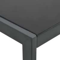 vidaXL Tumbonas con mesa 2 unidades textilene y acero Sillas de Exterior Ideal para jardín, playa, piscina, terraza Tumbona Piscina Tumbonas Playa Tumbonas Jardín Exterior - details 4