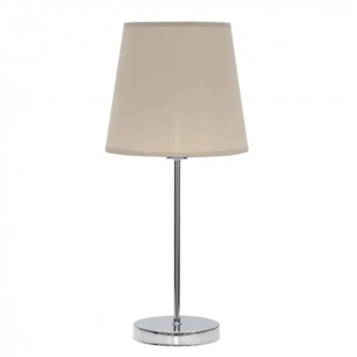 Lámpara de Mesa FABRILAMP Sobre Mesa Maldivas 1xe14 Cromo/Piedra 20D - 1