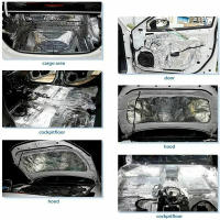 10/20Pcs Tapetes De Aislamiento Acústico Y Térmico De 5mm Para Coche Material De Esponja Aislante De Ruido Para Panel De Paredes De Automóviles - details 6