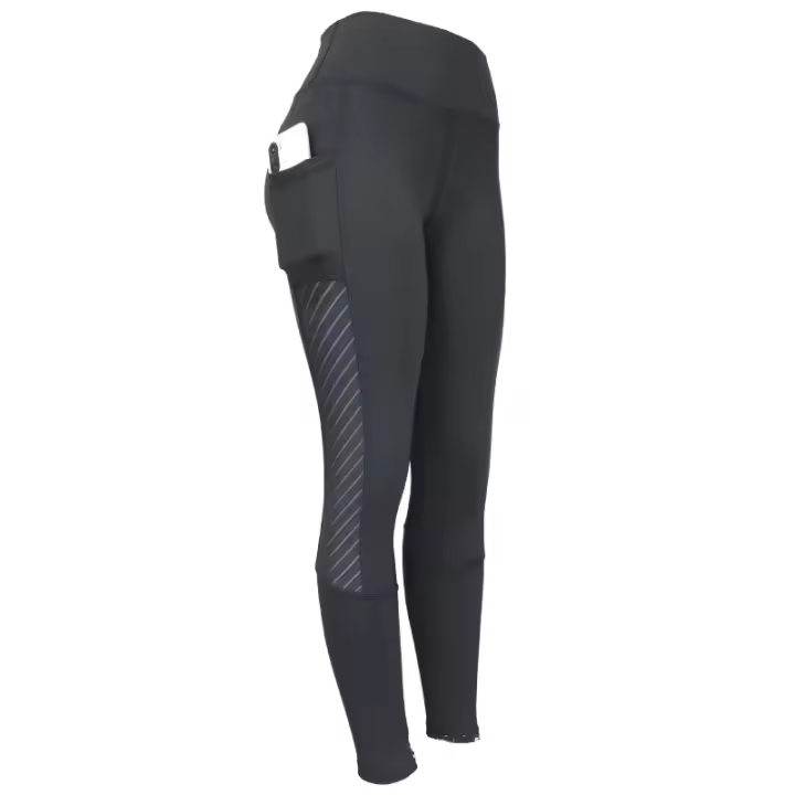 Pantalones De Yoga Para Mujer Con Bolsillos Y Cintura Alta Estirable Levanta Glúteos Leggings De Malla Slim Para Gimnasio Y Ejercicio - 1