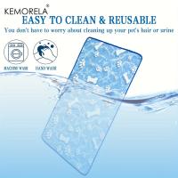 Almohadilla De Enfriamiento Para Perros Grandes KEMORELA Alfombrilla De Seda Hielo Auto-Enfriamiento Lavable Para Verano Cómoda Para Perros Y Gatos - details 1