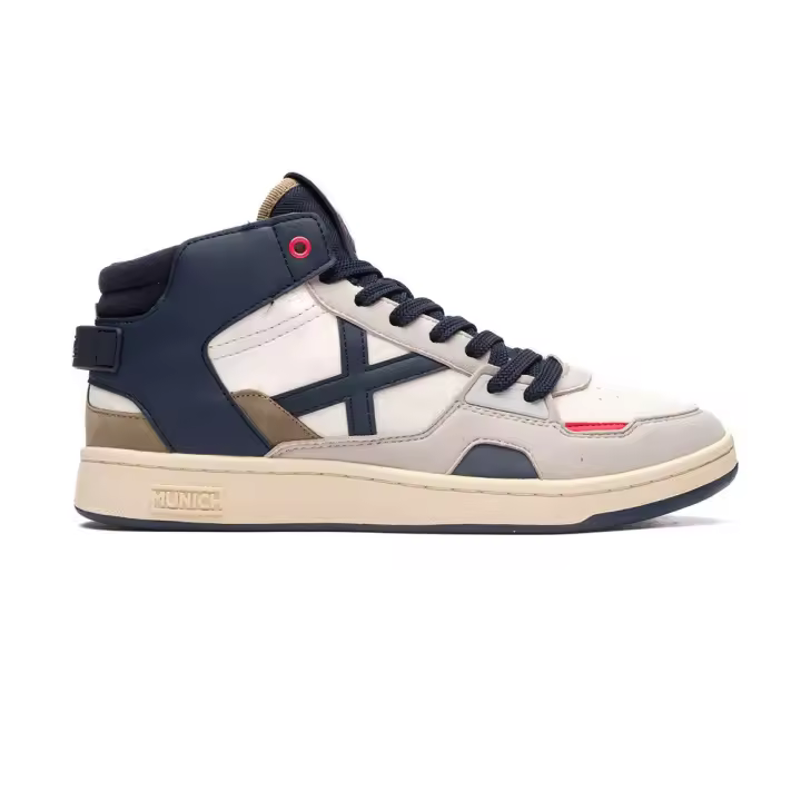 Zapatillas Munich Dome 04 Blanco Azul Gris  4056004 - 1