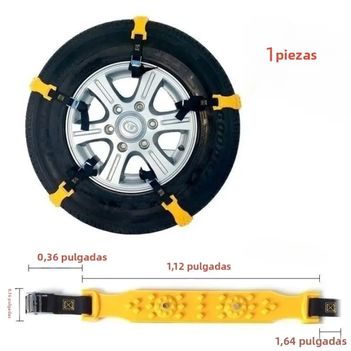 Cadena Antideslizante De Invierno Universal Para Coche SUV Van TPU Cadena Antideslizante Seguridad Vial Para Vehículos - 1