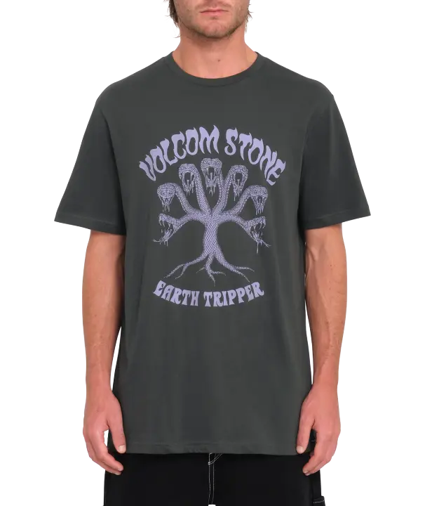 Camiseta de manga corta Volcom Feeding Tree - Stealth - 1