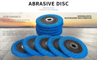 NuoDun Disco De Pulido De Abrazadera Afilador De Acero Inoxidable Para Metal Y Aluminio 4/4.5/5 Pulgadas Para Amoladora De Ángulo - details 0