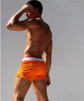 Shorts De Natación Para Hombre Con Cordón Y Encaje Transpirable Cintura Elástica Secado Rápido Para Playa Y Piscina Estilo De Verano - details 14