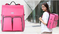 Bolso De Diaper Multifuncional Para Bebé Insular Elegante Bolsa De Camarón Para Mamá Viaje Cambio Con Carrito De Manos Para Mujer Tamaño Medio - details 17