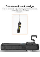 Linterna LED De Banda Larga COB Magnética Recargable USB Con 4 Modos De Iluminación Torcha De Emergencia Lámpara De Reparación Con Gancho - details 11