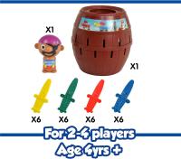 Juego de mesa pirata emergente - Juegos piratas para niños para la noche de juegos familiar - Actividades para niños y accesorios piratas - Juegos de mesa familiares para niños de 4 años en adelante - details 3