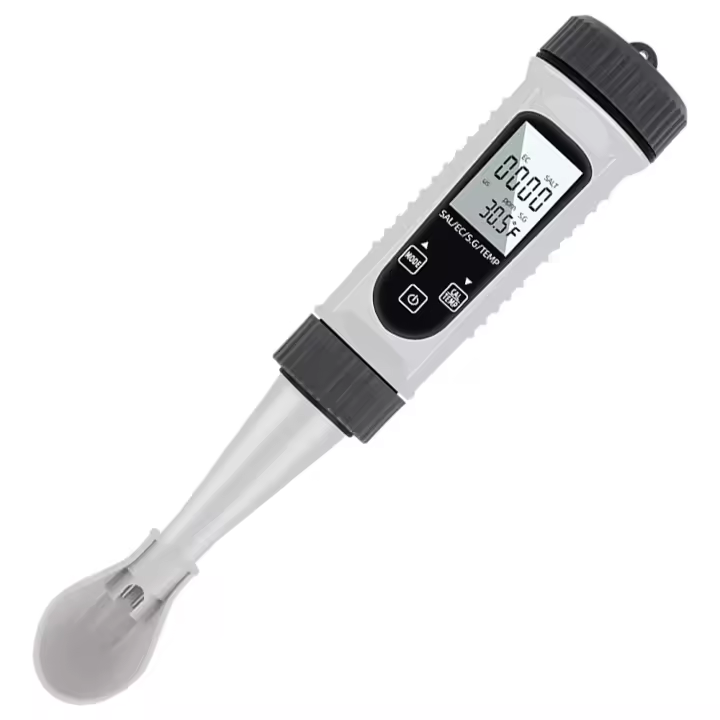 Mini Analizador Electrónico Portátil 4 En 1 Salinómetro LED Medidor De Salinidad TDS/SG/Temperatura Para Cocina Alimentos - 1