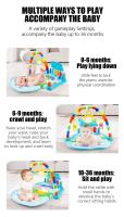 Juego De Actividades Para Bebés Con Piano Y Pedal De Fitness Para Crawlizón Alfombra Educativa Para Niños De 0 a 36 Meses Regalos De Cumpleaños - details 4