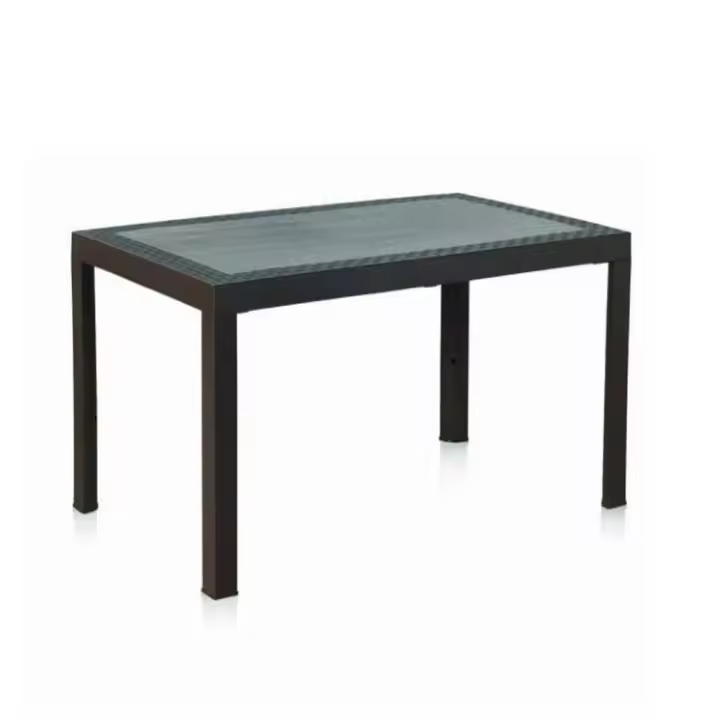 Mesa resina dream antracita 140x85 cm - 1