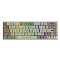 Teclado Mecánico AJAZZ AK680 Con Cable Duplex Keycap 68 Teclas Intercambiables Caliente Teclas De Color Mezclado Iluminación Personalizable - details 7