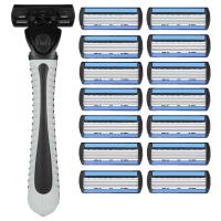 Afeitadora Manual De Seguridad Razor Clásica 6 Edges Para Hombres Y Mujeres Eliminación De Pelos En El Cuerpo Cabello Femenino Afeitado Corporal - details 0