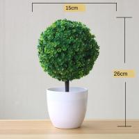 Planta Artificial De Bonsái Pequeña Para Decoración De Hogar Y Hotel Arbol Falso De Flores Fake Plants Potted Ornaments Para Baño Y Jardín DIY - details 16