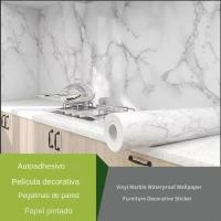Papel Tapiz Vinilo Antigoteado De Marmol Autoadhesivo Impermeable Para Decoración De Cocina Resistente a La Humedad Y Moho - details 19