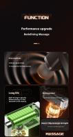 Mini Masajeador De Fibra Portátil Con 5 Cabezas De Masaje Vibration Profesional Para Quemar Grasa Cuello Espalda Músculo Shaking Massager - details 1