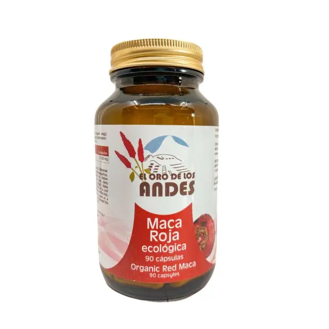 MACA ROJA BIO-. 90 CAPSULAS. EL ORO DE LOS ANDES - 1