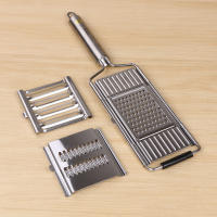 Rallador Manual De Acero Inoxidable Portátil Para Verduras Herramienta De Cocina Multifuncional Fácil De Limpieza Eco-amigable - details 4