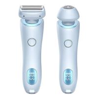 Nueva Razor Eléctrica Para Mujer 2 En 1 Trimmer De Bikini Y Afeitadora Para Cara Y Axilas Peluca Eliminación IPX7 Impermeable Para Piernas Y Boca - details 7