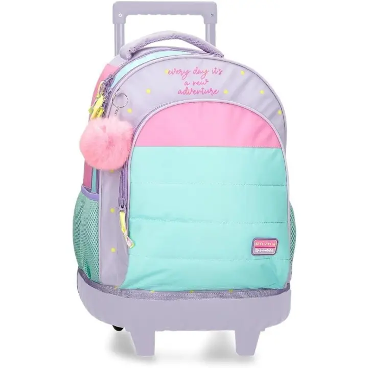Mochila Compact Movom New Adventure - 2 Ruedas Multicolor 32x43x21 cms Poliéster 28,9L - 1