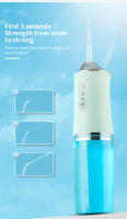 Irrigador Oral USB Recargable Jet De Agua Dental 310ML Tanque De Agua IPX7 Impermeable Limpieza De Dientes Viajera Portátil Para Adultos - details 39