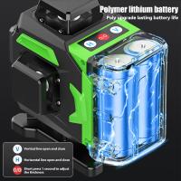 Nivel láser de 16 líneas nivel automático de línea verde nivel 360 nivel láser horizontal y vertical construcción profesional mini nivel láser - details 1
