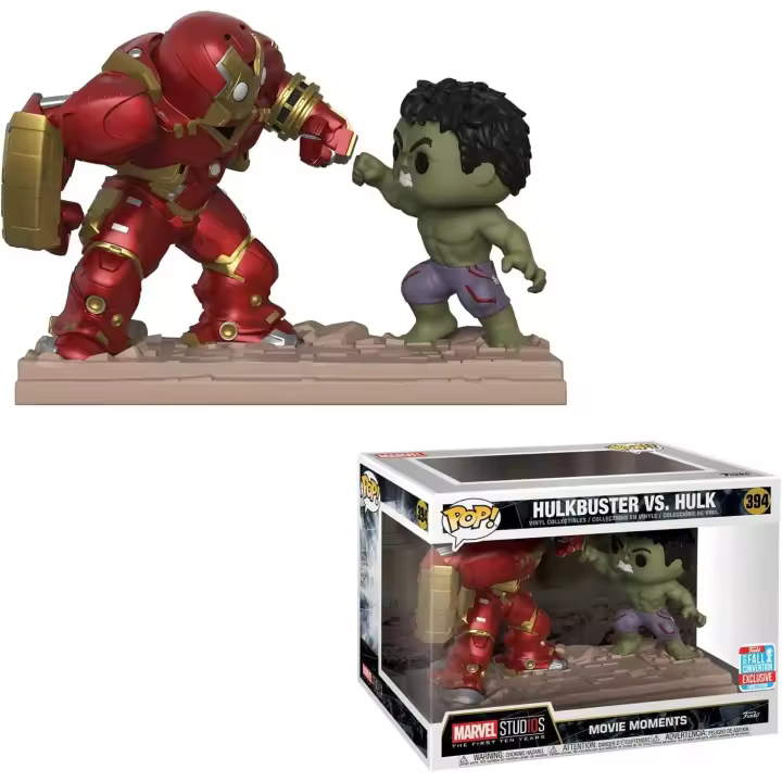 Funko Huklbuster vs Hulk Iron Man Avengers Fall convention Exclusivo  vengadores  Marvel Funko Pop 2018 - 1