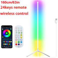 Lámpara De Rincón Bluetooth Inteligente APP 160cm LED RGB Dimmable Luz Ambiental Para Dormitorio Juego Navidad Decoración Alexa - details 2
