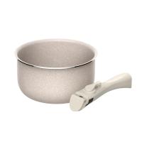 Juego de 8 pcs: 5 sartenes Ø18Ø20Ø24cm(x2)Ø28cm y 3 Cacerolas Ø16Ø18Ø20cm en aluminio prensado con revestimiento ILAG con 3 mangos extraibles - details 42