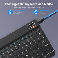 Teclado Inalámbrico Bluetooth Para Android IOS Windows Mini 78 Teclas Gaming Teclado Para PC iPad Tablet Control Remoto Bluetooth Compatible - details 2