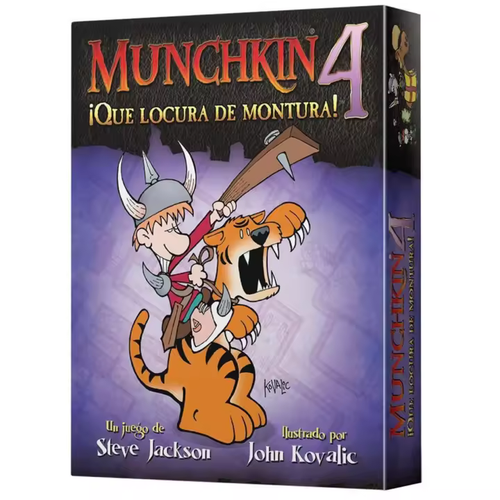 Asmodee - Munchkin 4: ¡Que locura de montura! - 1