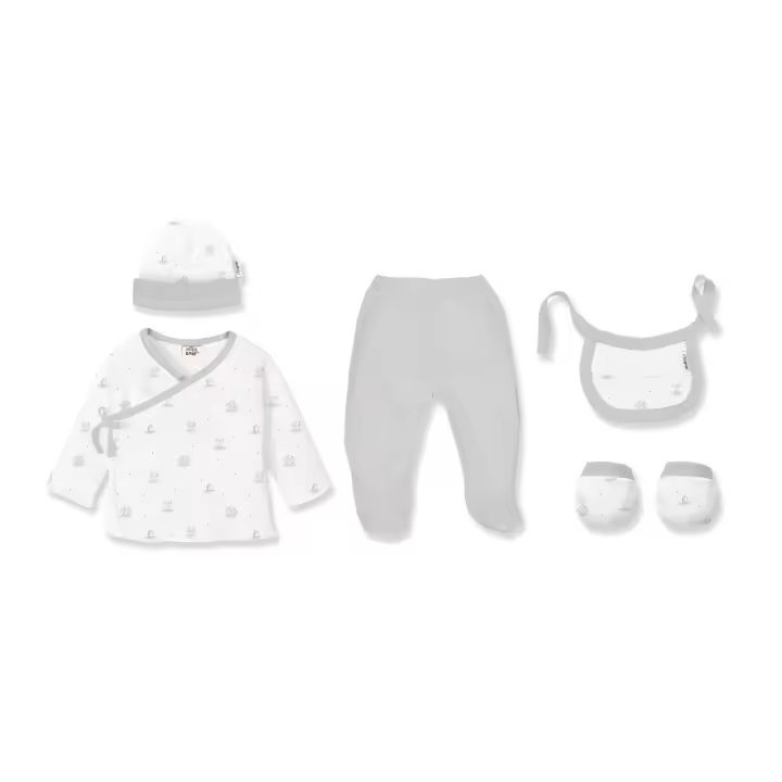 SET NACIMIENTO 0-6 MESES MODELO OSOS PELUCHE BAMBU  DE INTERBABY - 1