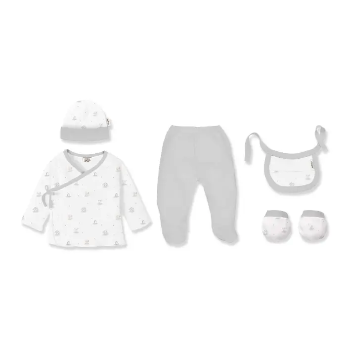 SET NACIMIENTO 0-6 MESES MODELO OSOS PELUCHE BAMBU  DE INTERBABY - 1