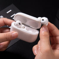 Funda Protectora De Silicona Ultra-Fina Para Airpods pro Cubierta De Auriculares Compatible Con Apple Airpods pro 2019 Funda Esférica - details 1
