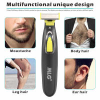 Afeitadora Eléctrica MLG Para Hombres Y Mujeres Trimmer Portátil USB Cuchilla T-Shaped Washable Para Barba Axilas Y Cuerpo - details 0