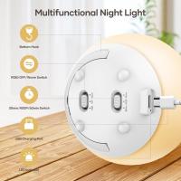 Luz Nocturna recargable por USB, Luz Cálida regular y Luz Nocturna para Bebe de 7 Colores, Interrupción tácril - details 3