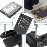 Juego De Destornilladores Magnéticos Precision 25 En 1 Con Set De 24 Piezas Mini Para Reparación De Móvil PC Y Cámara Herramienta Portátil De Acero Cromo-vanadio - details 5