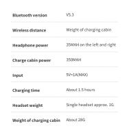 Auriculares Bluetooth Inalámbricos 2024 Con Gancho En Oreja Y Reducción De Ruido Alta Fidelidad Estéreo Auriculares Con Micrófono Para Deporte Y Oficina - details 9